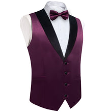 purple tuxedo vest