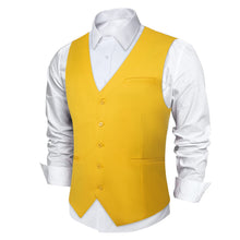 yellow suit vest