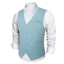 blue mens vest