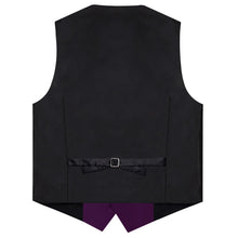 purple tux vest