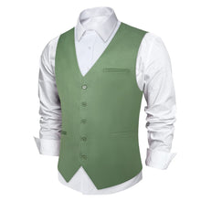 sage green vest