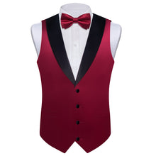 burgundy vest suit