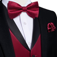 burgundy suit vest