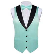 blue suit vest