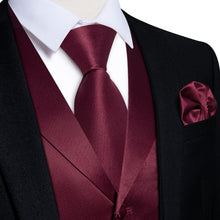 burgundy vest mens