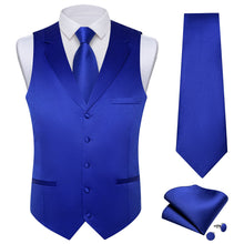 mens blue vest