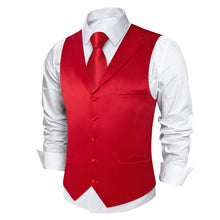 red vest and tie