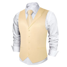 champagne tuxedo vest