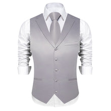 dark grey suit vest