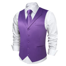 purple suit vest men's