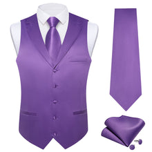 dark purple suit vest