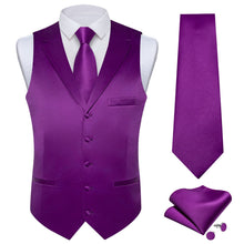 purple vest suit