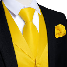 yellow suit vest