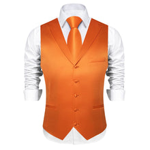 men's orange vest