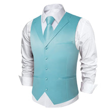 baby blue vest suit