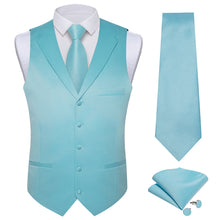 sky blue vest