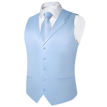 light blue vest men's