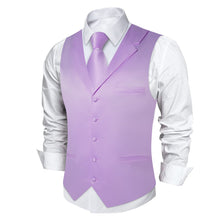 tuxedo purple vest