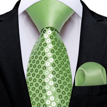 Summer all-match men's ties hot sale solid apple green ties for wedding