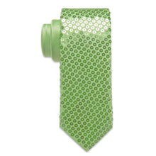 Fashion party essentials for men sage green solid silk men's green ties pocket square set