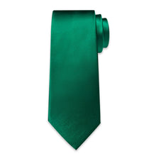 green tie and pocket square