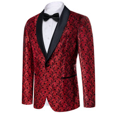 mens red suit