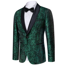 green prom suit