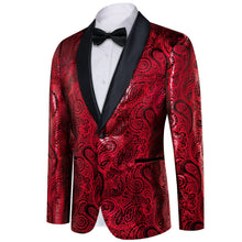 men's red suit