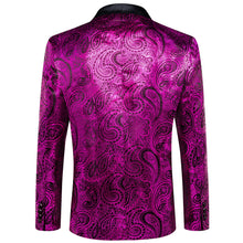 purple mens suit