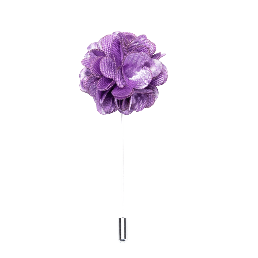 Luxury Purple Floral Lapel Pin– DiBanGuStore