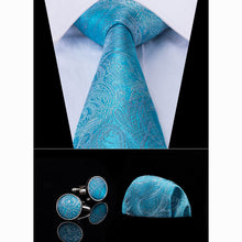 paisley blue tie