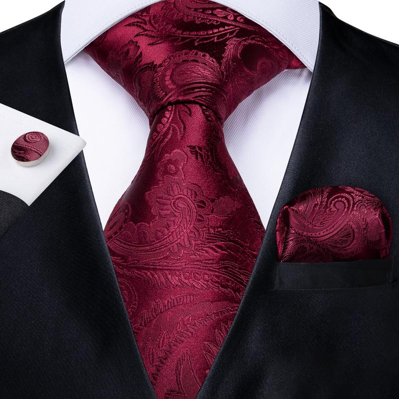 Red Tie Set | DiBanGuStore