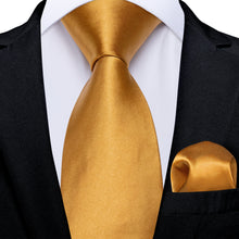 Golden Solid Men's Tie